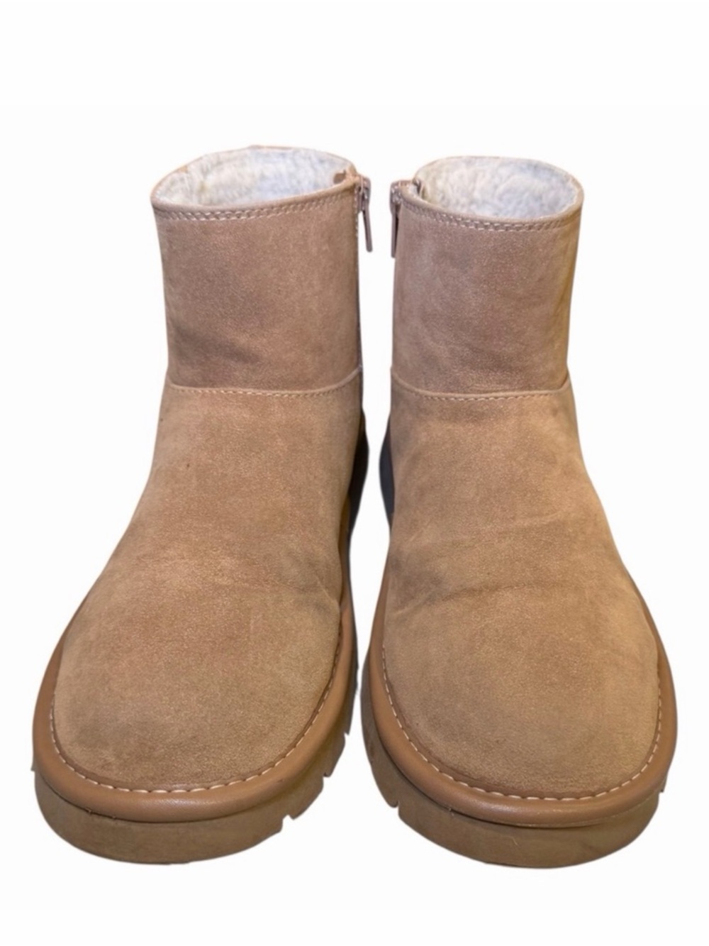 Universal Thread Light Brown‎ Suede Ankle Boots
